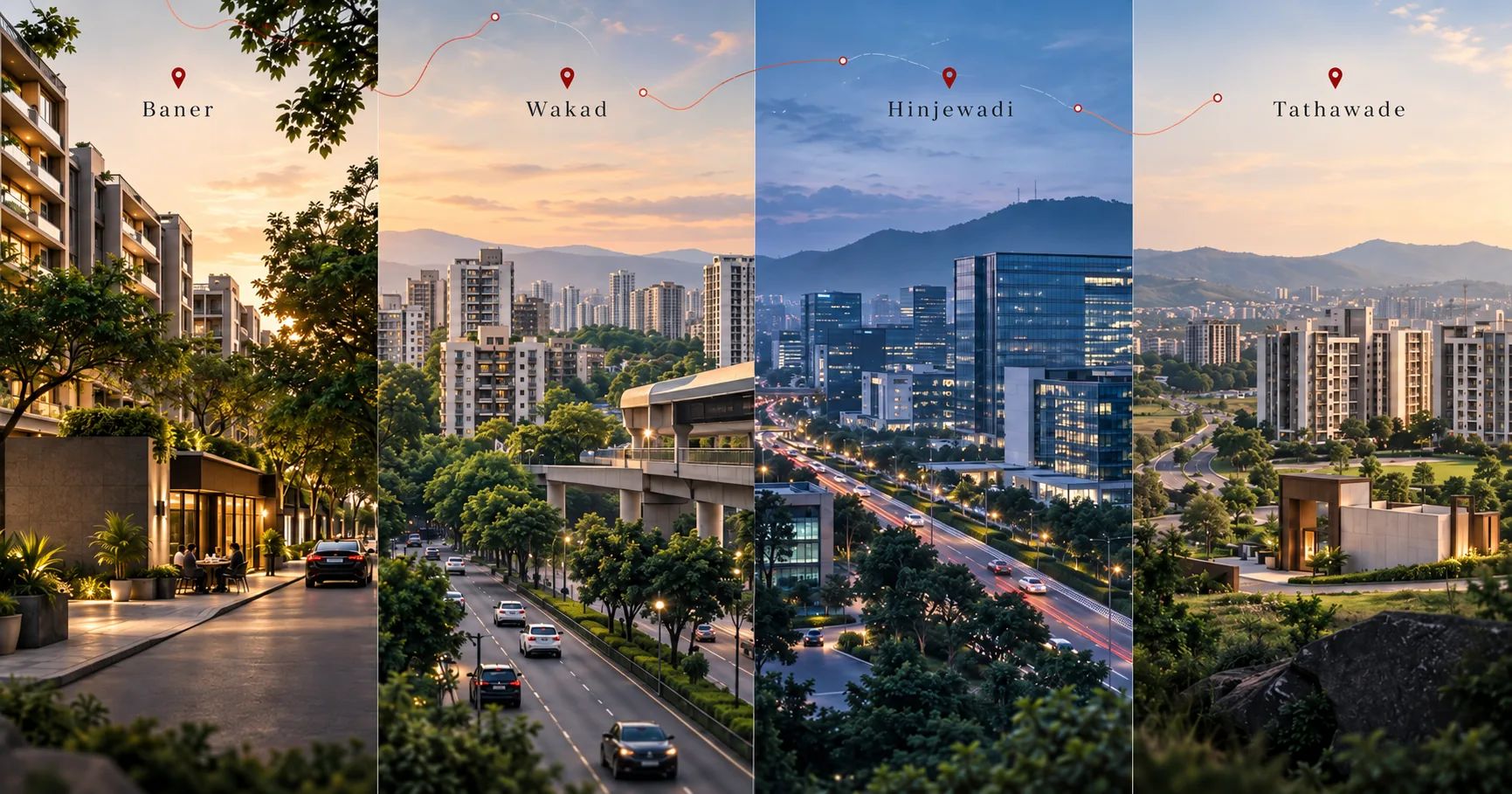 Baner vs Wakad vs Hinjewadi vs Tathawade: Where to Buy in 2026?