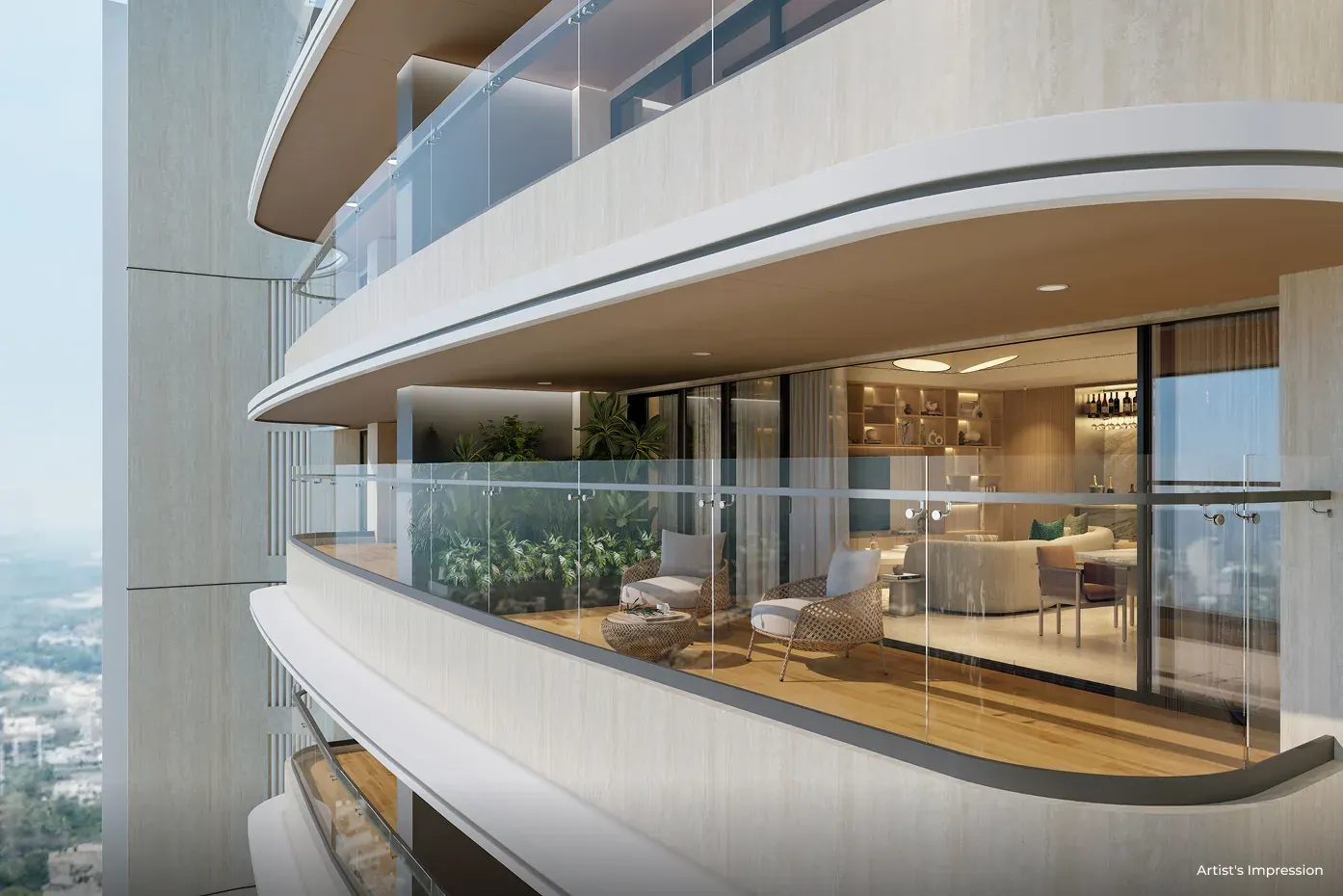 Viceroy Visava: Private deck (artist’s impression)