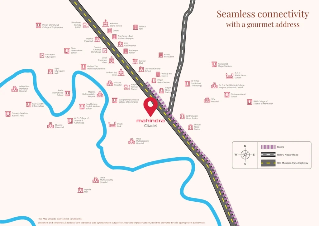Mahindra Citadel Location Map